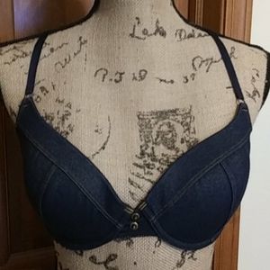 Aerie denim look bra, VGUC